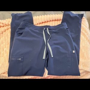 Figs Yola Skinny Scrub Pant - Navy